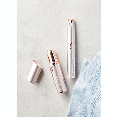 Flawless&reg; Hair Remover in White/Rose Gold. View a larger version of this product image.