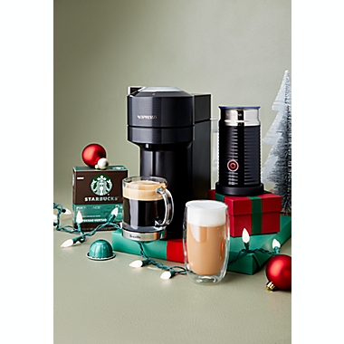 Nespresso&reg; Machine Breville Vertuo Next Premium Coffee Machine with Milk Frother in Black. View a larger version of this product image.