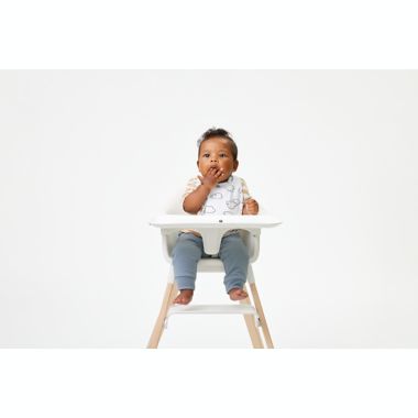 mighty goods&trade; 3-Pack Bibs in Grey Cloud Combo. View a larger version of this product image.