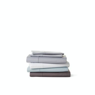Therapedic&reg; Wholistic&trade; 400-Thread-Count Performance Sateen Twin Sheet Set in White. View a larger version of this product image.