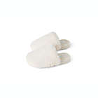 Alternate image 3 for Nestwell&trade; Women&#39;s Medium Fur Fleece Memory Foam Slippers in Coconut Milk