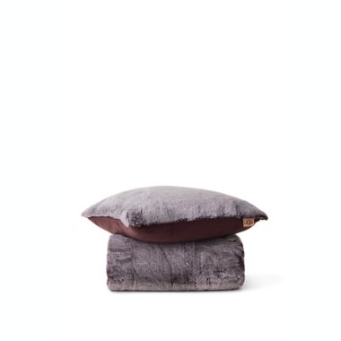 UGG&reg; Dawson Faux Fur 70-Inch x 50-Inch Throw Blanket in Lodge. View a larger version of this product image.