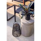 Alternate image 1 for Mini Ribbed Outdoor Planter in Black