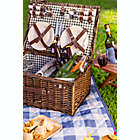 Alternate image 1 for Bee &amp; Willow&trade; Picnic Basket with Service for 4 in Grey