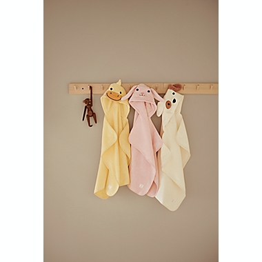 ever &amp; ever&trade; Bunny Hooded Bath Towel in Pink. View a larger version of this product image.