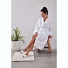 Alternate image 8 for Haven&trade; Large Criss Cross Bath Slippers in Bright White