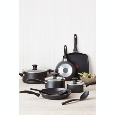 T-fal&reg; Pure Cook Nonstick Aluminum 12-Piece Cookware Set. View a larger version of this product image.
