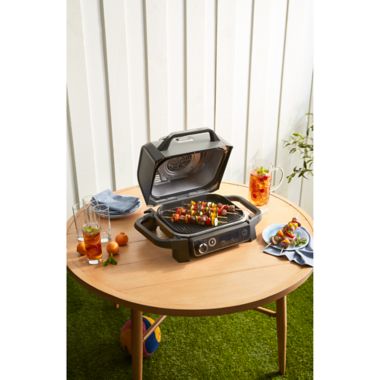 Ninja Woodfire&trade; 7-in-1 Outdoor Grill & Smoker in Grey. View a larger version of this product image.