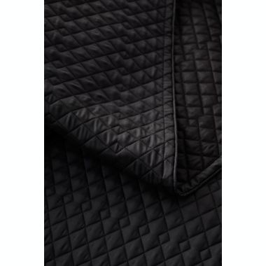 The Threadery&trade; Diamond Stitch 3-Piece King Quilt Set in Tuxedo. View a larger version of this product image.