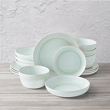 Bee &amp; Willow&trade; Weston 16-Piece Dinnerware Set in Mint. View a larger version of this product image.
