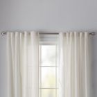 Alternate image 2 for Bee &amp; Willow&trade; Eyelet Stripe Sheer Rod Pocket/Back Tab Window Curtain Panel (Single)