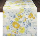 Alternate image 4 for Bee &amp; Willow&trade; Daisy Floral Bouquet/Ticking Stripe 72-Inch Reversible Table Runner