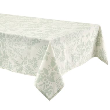 Bee &amp; Willow&trade; Beaufort 60-Inch x 120-Inch Tablecloth in Smoke/White. View a larger version of this product image.