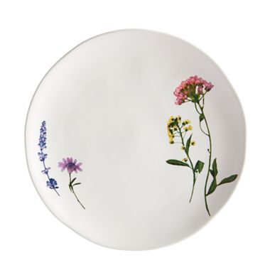 Bee &amp; Willow&trade; Charlotte Floral Organic 12-Piece Dinnerware Set. View a larger version of this product image.