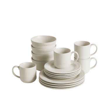 Bee & Willow&trade; Asheville 16-Piece Dinnerware Set in Cream. View a larger version of this product image.