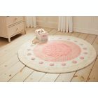 Alternate image 1 for ever &amp; ever&trade; Kids 5' Tufted Round Area Rug in Rosewater Pink
