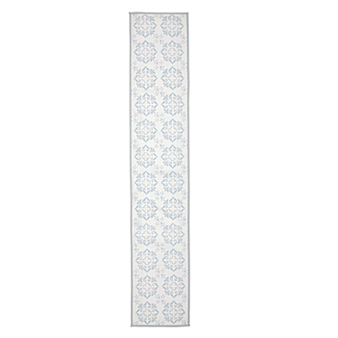 Everhome&trade; 72-Inch Medallion Table Runner in Grey. View a larger version of this product image.