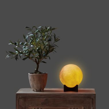 Global Caravan&trade; 8-Inch LED Moon Round Table Lamp. View a larger version of this product image.