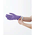 Alternate image 8 for Simply Essential&trade; Size Large Premium Reusable Latex Gloves in Purple (1 Pair)