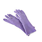 Alternate image 1 for Simply Essential&trade; Size Large Premium Reusable Latex Gloves in Purple (1 Pair)