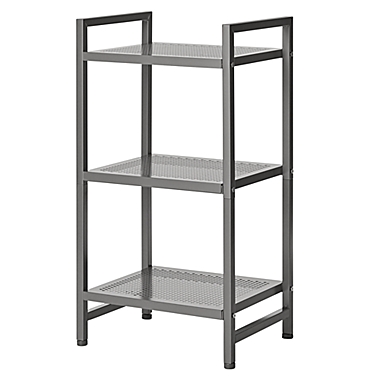 Studio 3B&trade; Alder Metal 3-Tier Tower in Nickel. View a larger version of this product image.