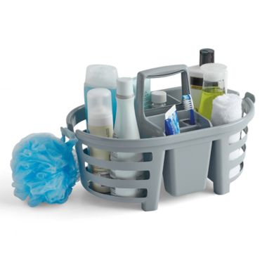 SALT&trade; 2-in-1 Portable Shower Caddy in Grey. View a larger version of this product image.