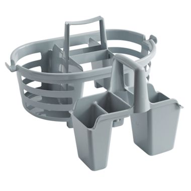 SALT&trade; 2-in-1 Portable Shower Caddy in Grey. View a larger version of this product image.