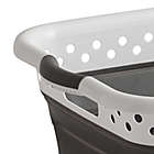 Alternate image 5 for SALT&trade; Collapsible Laundry Basket in Grey