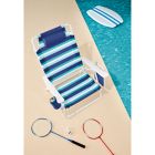 Alternate image 1 for H for Happy&trade; 5-Position Beach Chair in Blue Stripe