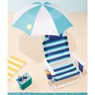 Alternate image 2 for H for Happy&trade; 5-Position Beach Chair in Blue Stripe