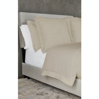 The Threadery&trade; Linen European Pillow Sham in Natural. View a larger version of this product image.