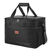 Kitcheniva Large Insulated Bag Cooler Storage 3-Layer Black 33L