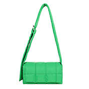 Kitcheniva Women Nylon Cotton Padded Handbag, Green