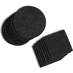Juvale Composter Bin Charcoal Filter Replacements (2 Sizes, 16 Pieces)