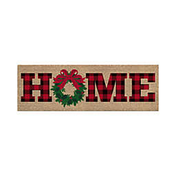 Evergreen Christmas HOME Kensington Indoor Outdoor Coir Interchangeable Doormat 9