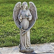 Roman 20" Angel with Two Birds Outdoor Garden Statue