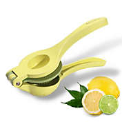Baker&#39;s Secret 2-1 Citrus Squeezer Stainless Steel Heavy Dut,y 11" Kitchen Essential, Lemon Lime Juicer Green