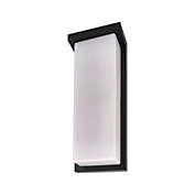Xtricity - Outdoor Wall Light with Integrated LEDs, 14&#39;&#39; Height, From the Viva Collection, Black