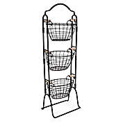 Infinity Merch  3-Tier Wire Basket Stand with Removable Baskets