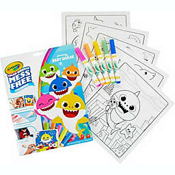 Crayola Baby Shark Wonder Pages, Mess Free Coloring Pages & Markers,