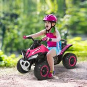 Aosom Non-Electric 4 Wheel Ride-On Push/Walk Toy for Kids 18-36 Months