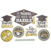 Blue Panda Outdoor Graduation Decorations 2022, Congratulations Yard Signs (7 Pieces)