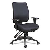 Flash Furniture High Back Brown LeatherSoft Executive Swivel Office Chair with Black Frame and Arms