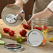 Stock Preferred Canning Lids Regular Mouth for Mason Jars in 72-Pcs Silver