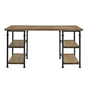 Lexicon Factory Collection Home Office Writing Desk - Rustic