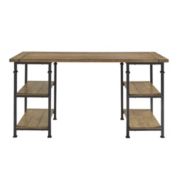 Lexicon Factory Collection Home Office Writing Desk - Rustic