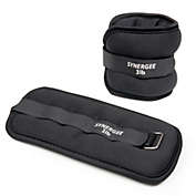 Synergee Comfort Fit Ankle/Wrist Weights (Set of 2). Available in 1lb & 2lbs. One Size Fits All.