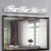 Stock Preferred Bathroom LED Crystal Mirror Lamp 4 Heads White