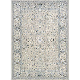 Couristan Floral Yazd Area Rug, Grey ,Rectangle, 5'3