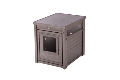 New Age Pet ECOFLEX Litterloo Litter Box Cover, End Table - Gray